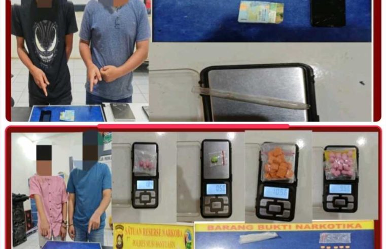 Polres Muba Bongkar Dua Kasus Narkoba di Sungai Lilin, Pengedar & Pengguna Ditangkap