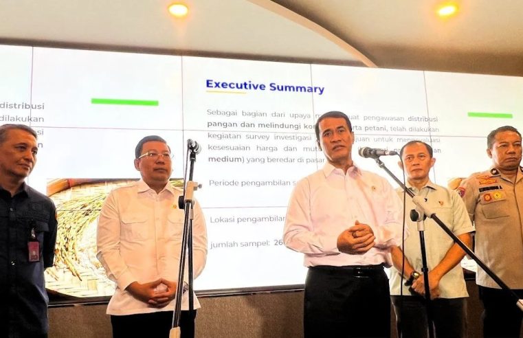 Kementerian Pertanian Ungkap Dugaan Praktik Kecurangan Beras, Konsumen Rugi Hingga Rp.99 Triliun