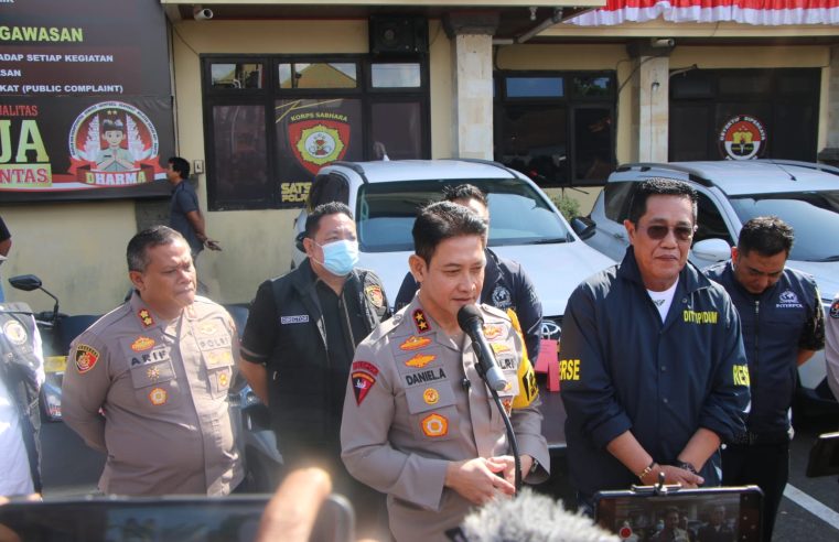 Dalam Waktu 2 X 24 Jam Polda Bali Berhasil Tangkap 3 Pelaku Penembakan WNA Australia