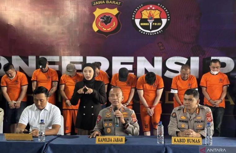 Polisi Tetapkan Tersangka Dalam Kasus Judi Kasino di Kota Bandung Jabar