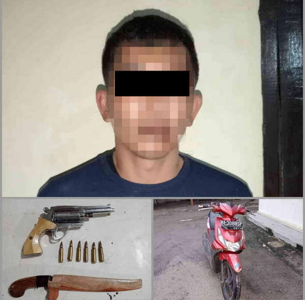Polres Tulang Bawang Barat Ungkap 2 Kasus Kriminal Pencurian Dan Kepemilikan Senjata Api Ilegal