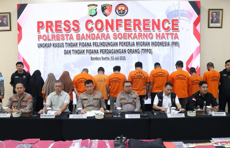Polres Bandara Soetta Tangkap 12 Pelaku Terkait TPPO