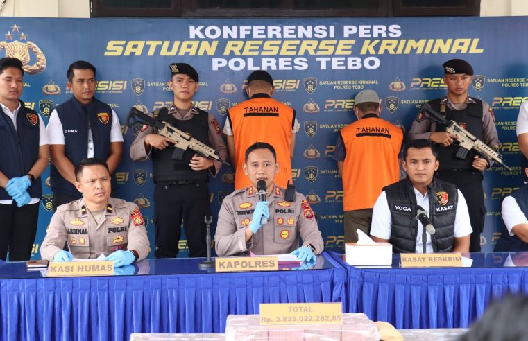 Polres Tebo Ungkap Korupsi KUR BSI Sebesar Rp.4,8 Miliar: Dua Pegawai Bank Jadi Tersangka