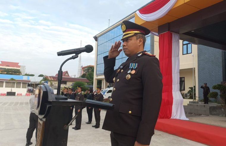 Polresta Balikpapan Gelar Upacara Peringatan HUT RI Ke-80, Selaku Irup Wakapolresta
