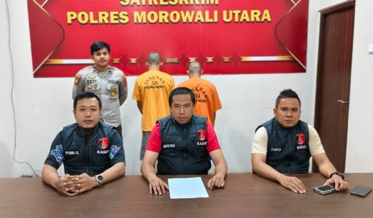 Dua Pria Resahkan Warga Pelaku Pencucian Ternak Di Morowali Utara Ditangkap Polisi