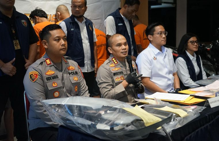 Polres Metro Bekasi Tangkap 4 Pelaku Curanmor Yang Beraksi di Beberapa Tempat