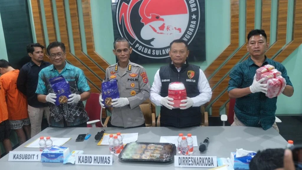 Polisi Bongkar Peredaran 6.8 Kg Sabu-sabu di Sultra