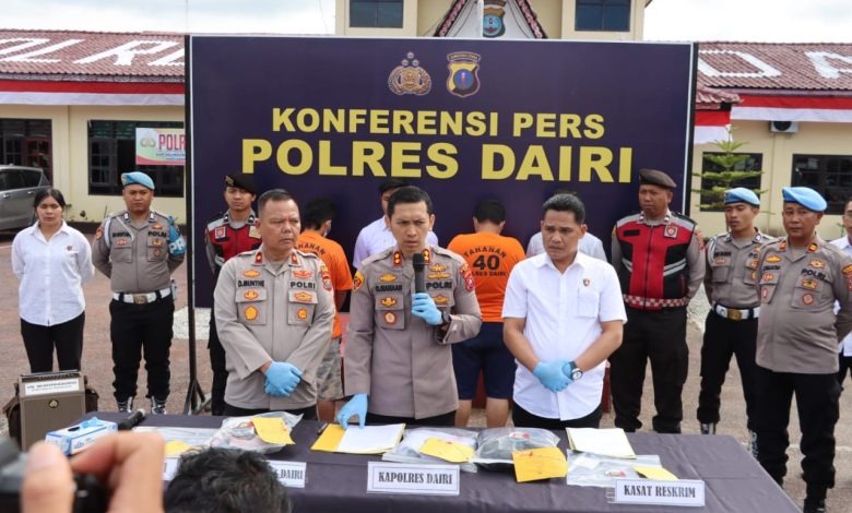 Polres Dairi Ungkap 2 Kasus Pencabulan Anak di Kabupaten Dairi, Kapolres Pesan Orang Tua Jangan Biarkan Anak Pulang Sekolah Sendiri