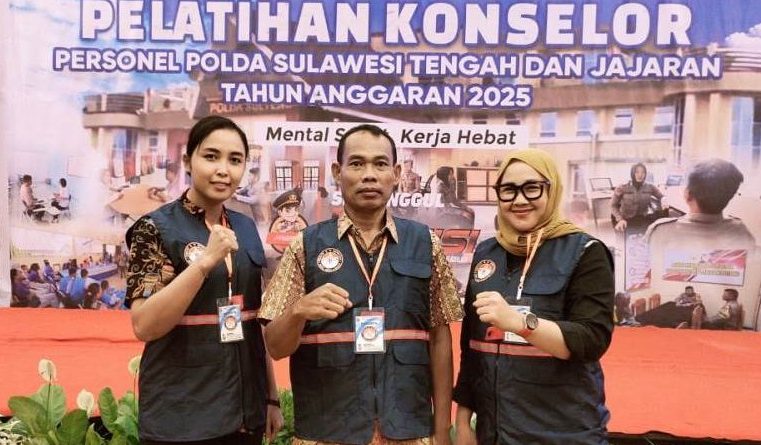 Polres Tojo Una-Una Kirim Tiga Personil Untuk Mengikuti Pelatihan Konseling di Polda Sulteng