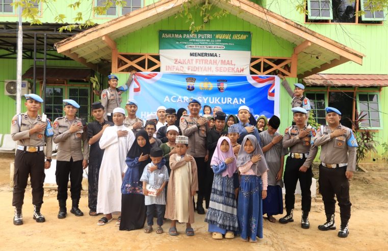Polres Kutim Gelar Syukuran HUT Propam Polri ke-23 dengan Berbagi Santunan di Panti Asuhan