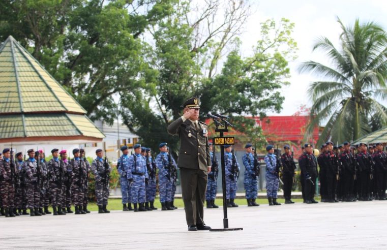 Peringati HUT ke-80 TNI, TNI-Polri Sultra Gelar Ziarah Nasional di TMP Watubangga