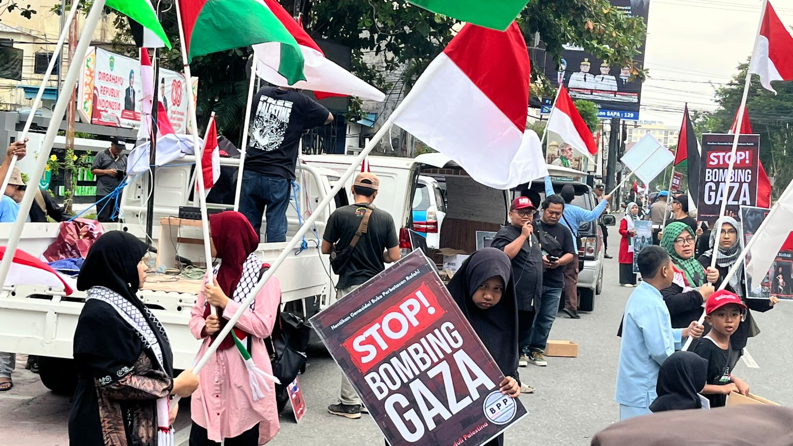 Aksi Solidaritas untuk Palestina: Komunitas Balikpapan Peduli Palestina Gelar Aksi dan Penggalangan Dana