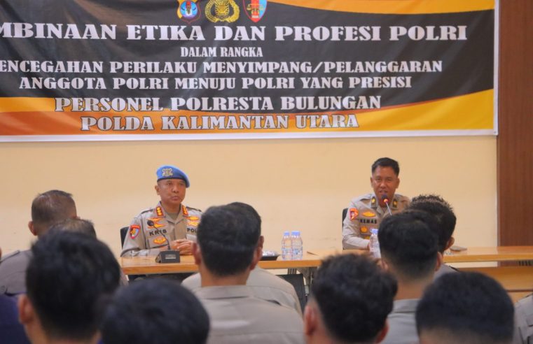 Bid Propam Polda Kaltara Gelar Pembinaan Etika Profesi Polri untuk Cegah Pelanggaran