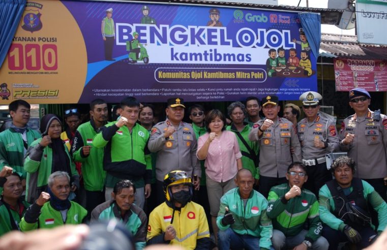 Setelah Memimpin Apel Ojol, Kapolda Kaltim Meresmikan Bengkel dan Kedai Ojo