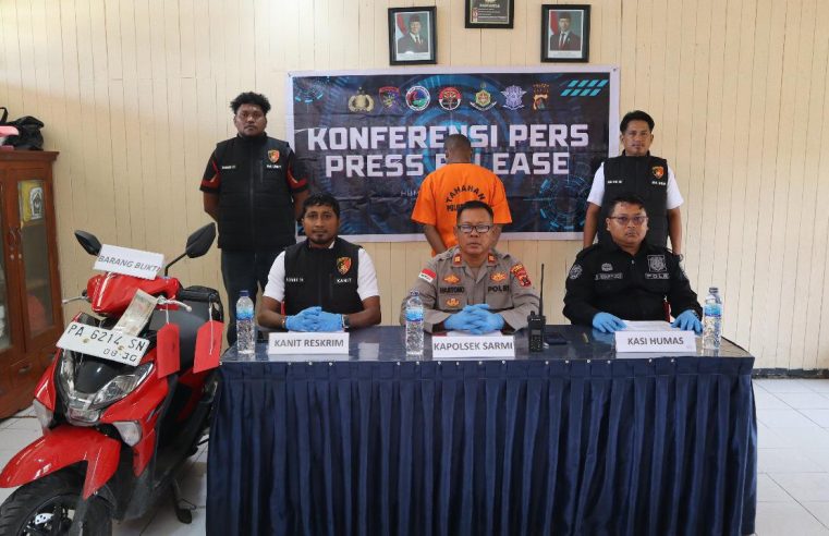 Aksi Pencurian Motor di Sarmi Terungkap, Pelaku Ditangkap dan Diancam 7 Tahun Penjara