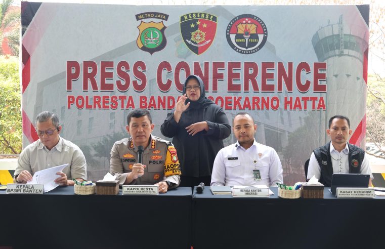 15 Tersangka Diamankan dalam Kasus TPPO di Bandara Soekarno-Hatta
