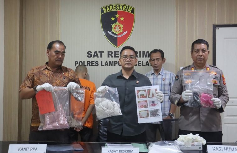 Polres Lampung Selatan Tangkap Pelaku Persetubuhan Anak di Bawah Umur, Satu Rekan Masih Diburu