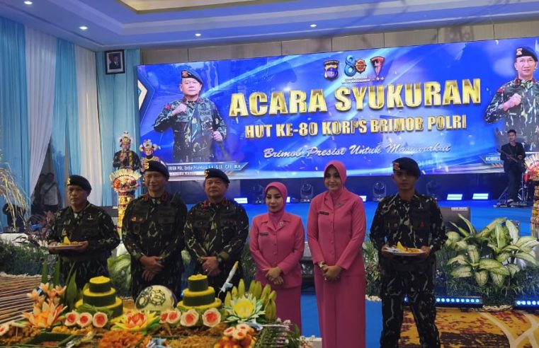 Korps Brimob Polda Kaltim Peringati 80 Tahun Pengabdian dengan Semprit Semangat Baru