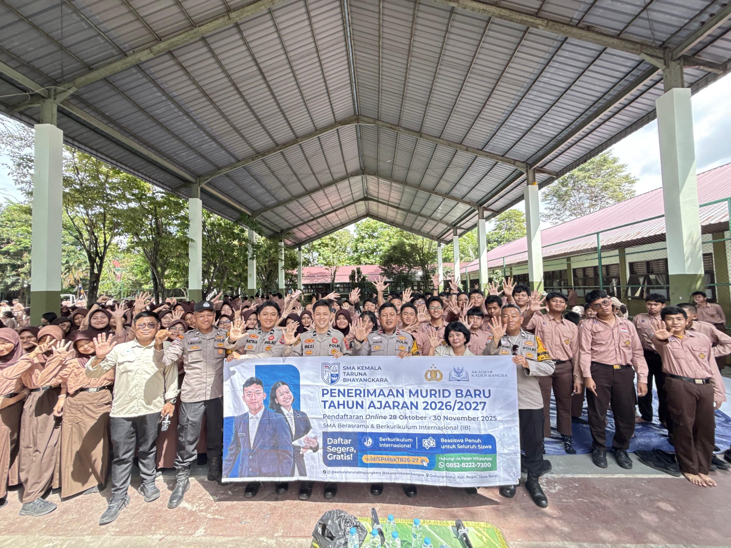 SMA Taruna Bhayangkara Buka Pendaftaran, Polresta Balikpapan Sosialisasikan Secara Live Streaming