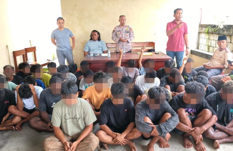 Polres Keerom Gantikan Tokoh Masyarakat dalam Upaya Pencegahan Penyalahgunaan Narkoba