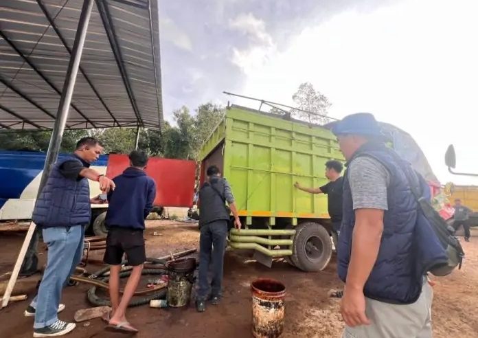 Gudang Penimbunan BBM Subsidi di Bangka Digerebek, 42 Ton BBM Disita