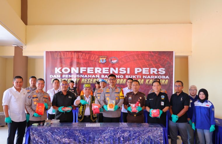 Komitmen Berantas Narkoba, Polda Kaltara Musnahkan Sabu Seberat 4.523,24 Gram