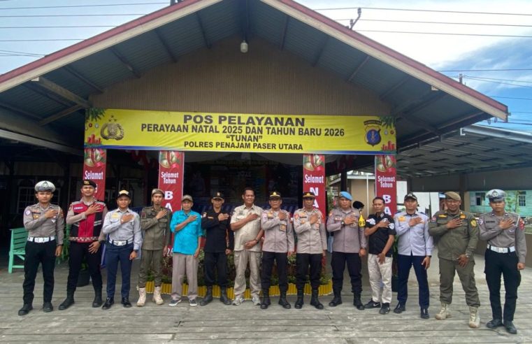 Pos Pelabuhan Feri dan Tunan Dicek, Polres Penajam Paser Utara Jamin Keamanan Libur Akhir Tahun