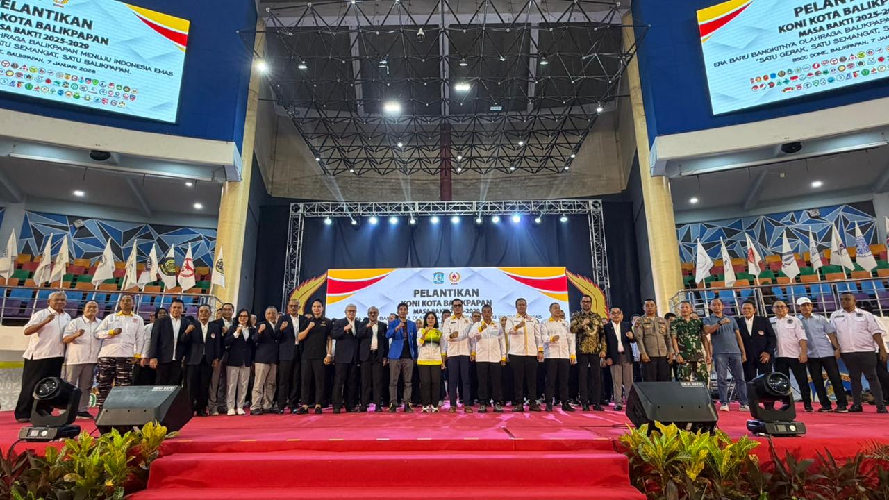 Gasali Pimpin KONI Balikpapan Periode 2025-2029, Dapat Dukungan Dana Rp.1 Miliar dari Pemkot