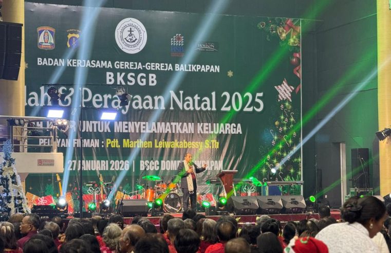 Perayaan Natal BKSGB di Balikpapan Dorong Persatuan, Dihadiri Pejabat Tinggi