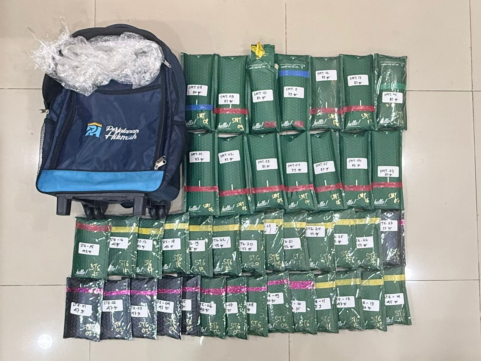 2 Pengedar Ditangkap, Polisi Sita Sabu & 2,3 Kg Ganja dengan Modus Pengantar Gunakan Resi Palsu