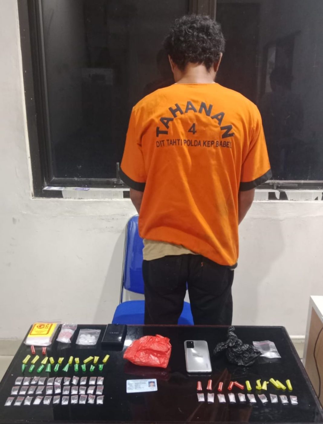 Seorang Pria Diamankan Polda Babel karena Peredaran Sabu di Bangka Tengah dan Pangkalpinang
