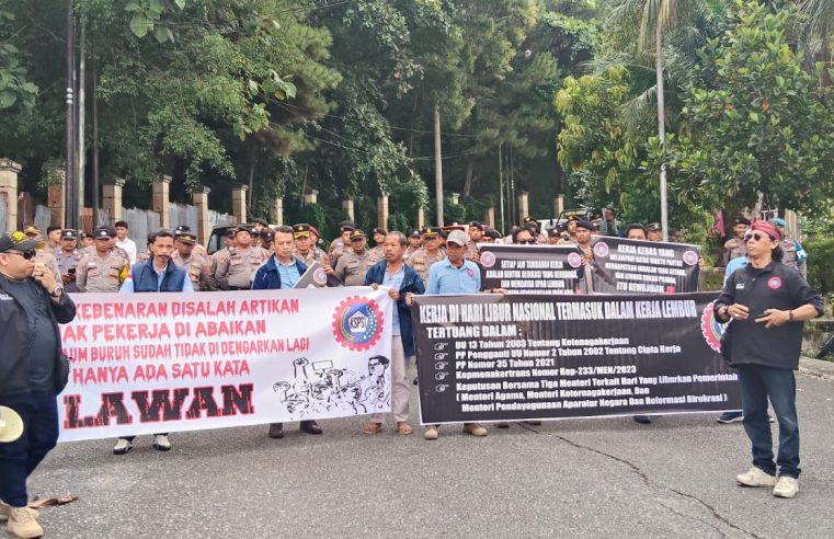 Pekerja Security PHKT Mengajukan Aspirasi, Minta Hak Upah dan Kontrak Kerja Ditepati