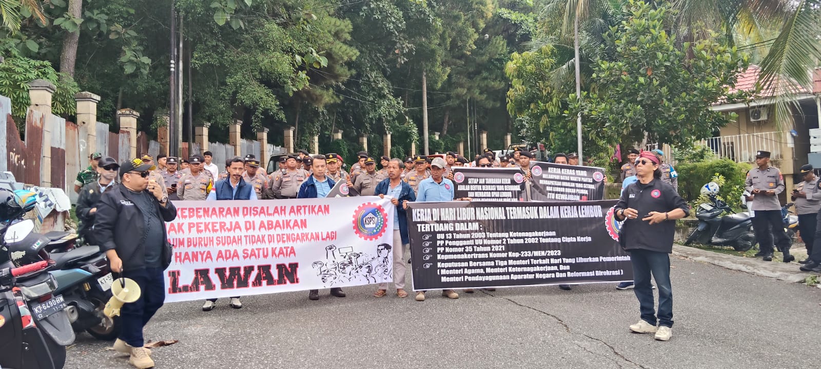 Pekerja Security PHKT Mengajukan Aspirasi, Minta Hak Upah dan Kontrak Kerja Ditepati