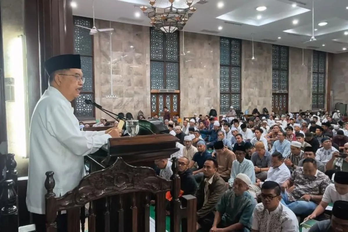 Masjid Harus Jadi Pusat Peradaban Umat Islam, Jusuf Kalla Tegaskan
