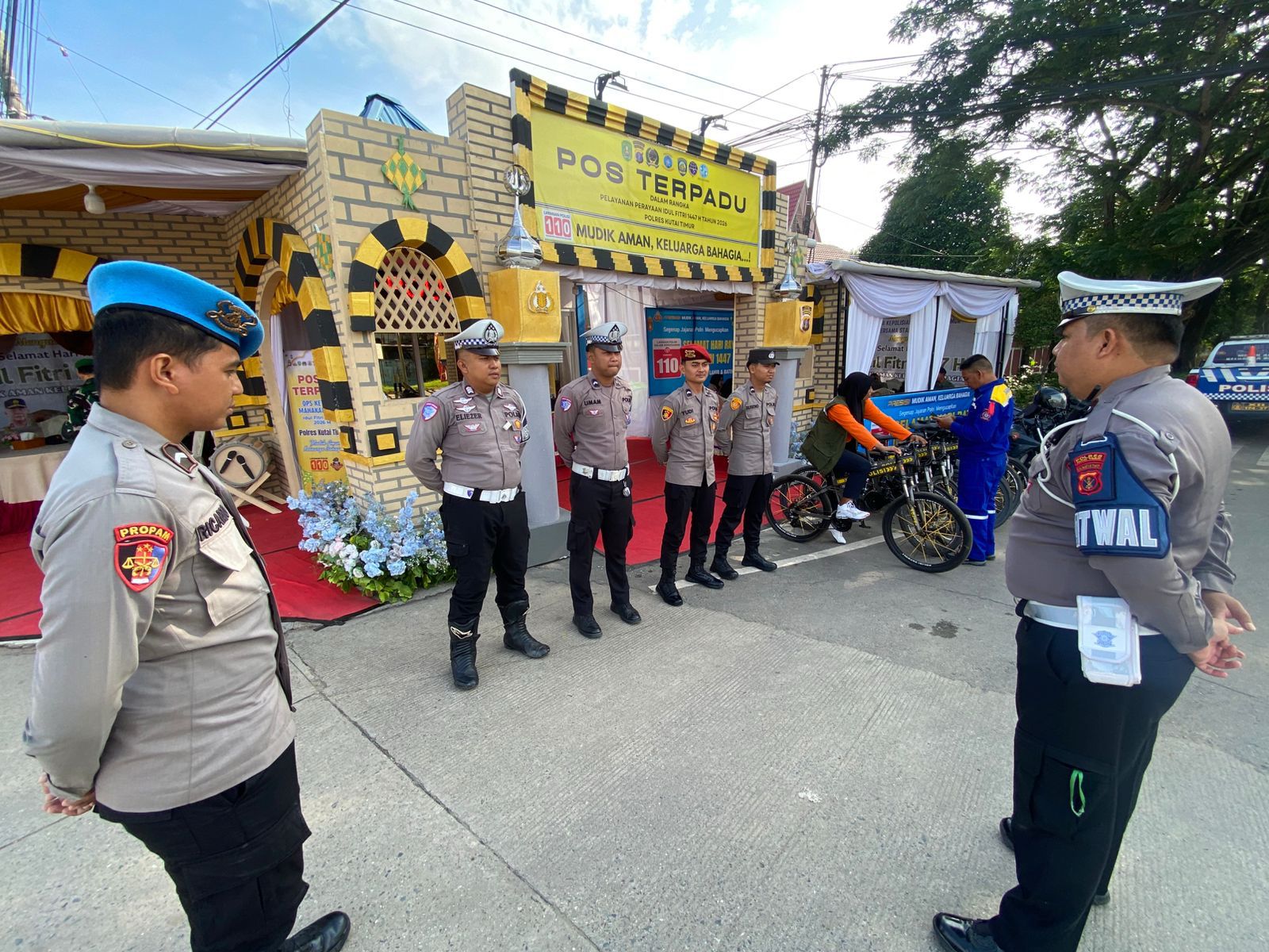 Operasi Ketupat Mahakam 2026: Pos Pelayanan di Simpang 3 Pendidikan Siaga 24 Jam Bantu Pemudik