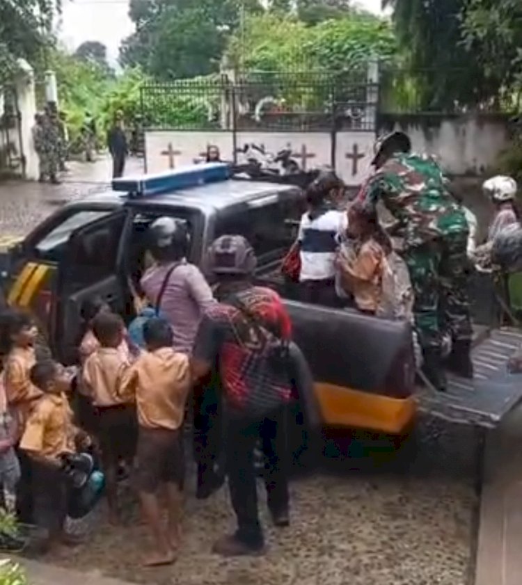 Sengketa Lahan Picu Bentrokan di Adonara Timur, TNI – Polri Amankan Lokasi dan Anak-anak