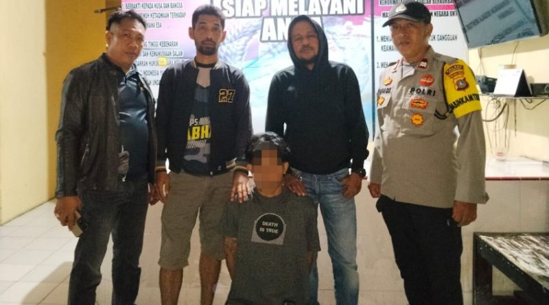 Polsek Batui Amankan KS (28) Penganiaya Ibu Kandung, Dibekuk di Rumah Tantenya