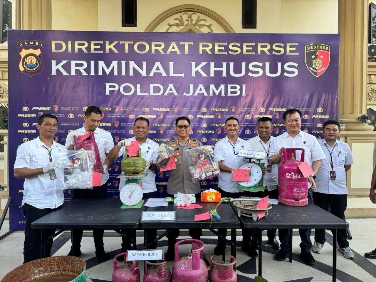 Gas 3 Kg Dialihkan ke Tabung Besar, Polda Jambi Tindak Tegas Pelaku