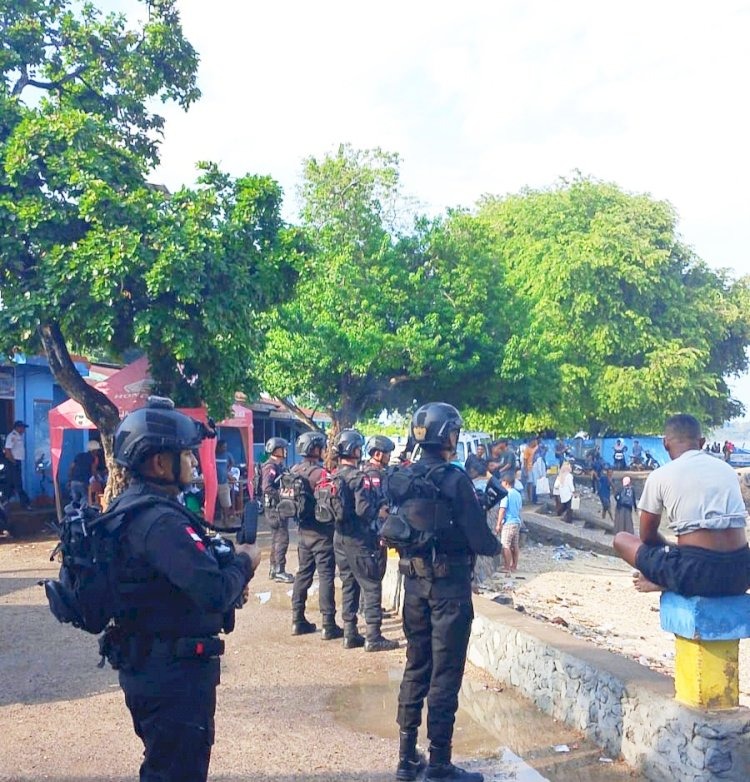 Pengamanan Humanis “Polda NTT Penuh Kasih” Kawal Prosesi Sakral Semana Santa