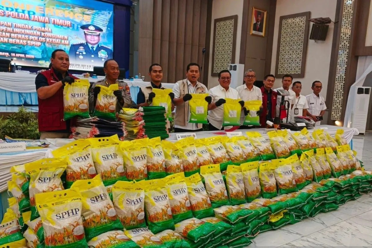 Modus Kemas Ulang Beras Kualitas Rendah, Satu Pelaku Utama Beras SPHP Palsu Diamankan