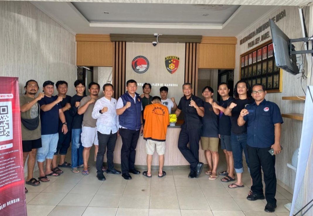 Berkat Laporan Warga, Polisi Amankan Pelaku dan Barang Bukti Sabu 2 Kg.