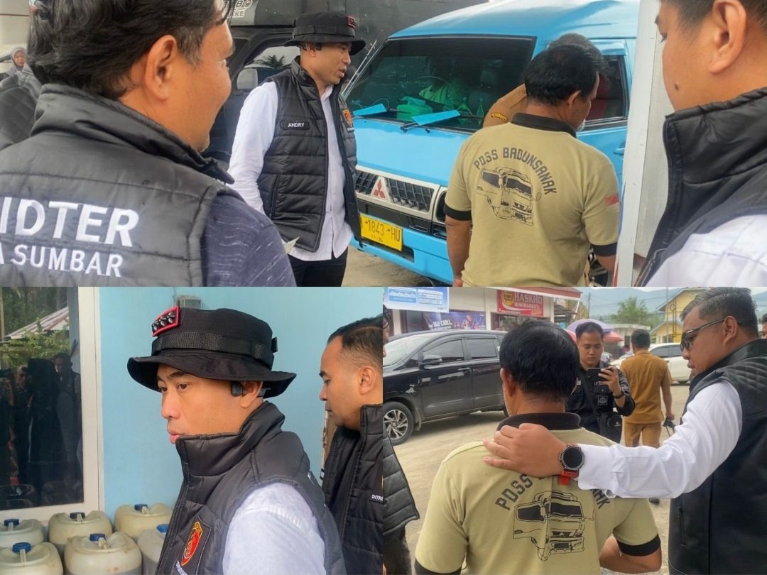 Operasi Sidak Polda Sumbar Ungkap Praktik Penimbunan Solar di Solok