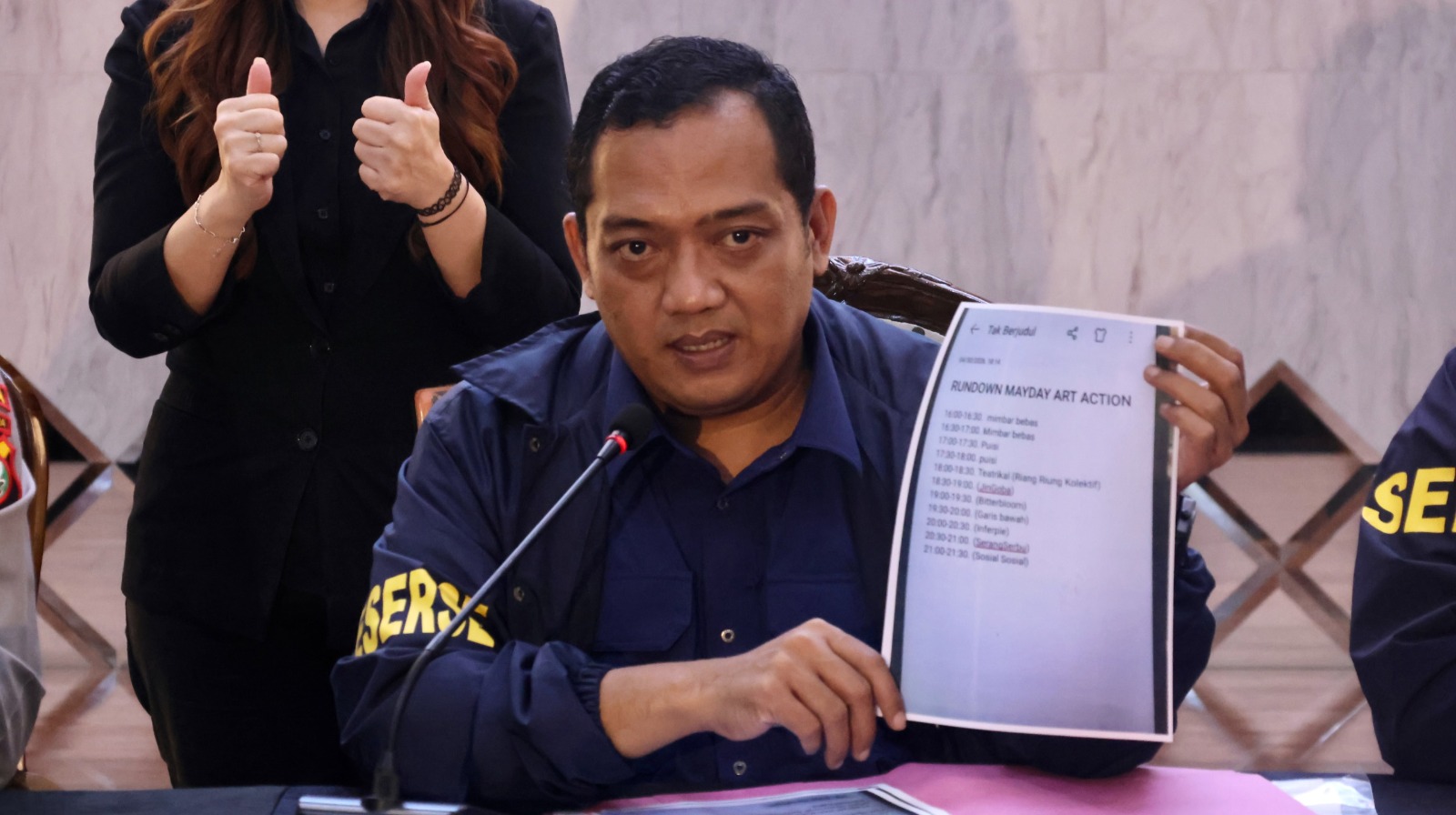 Dokumen Skenario Kerusuhan Aksi Hari Buruh Diamankan Aparat Polda Metro Jaya