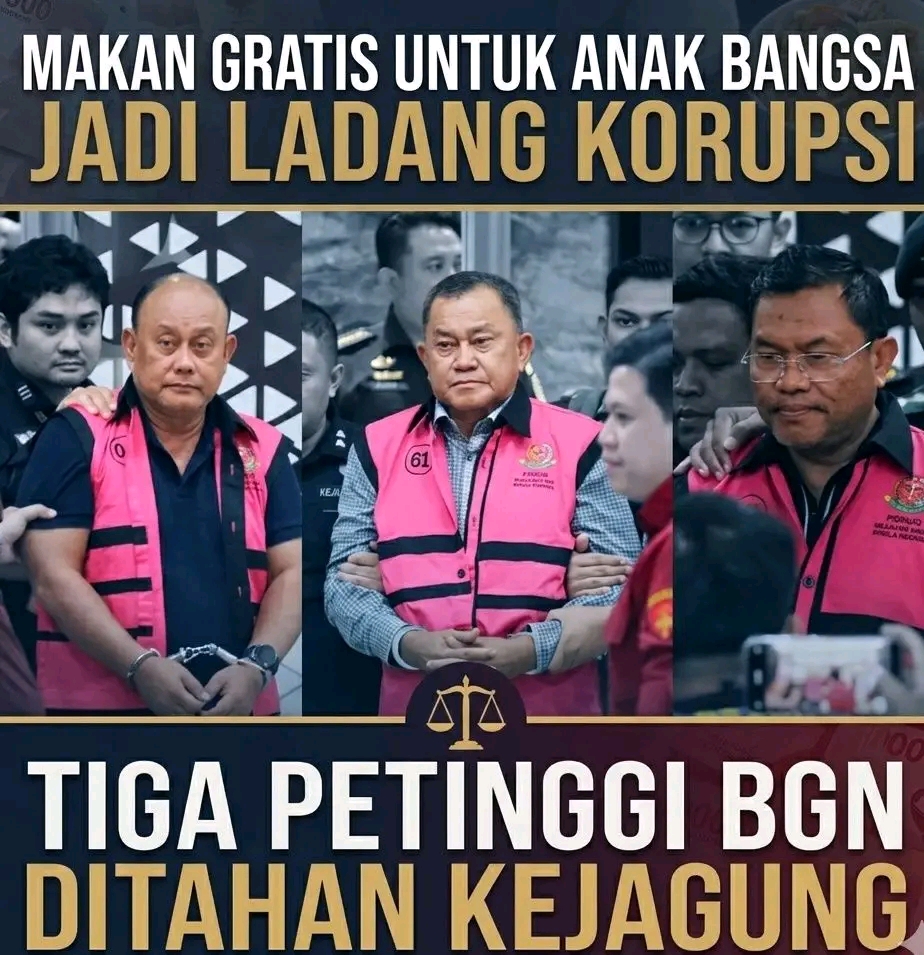 Skandal Korupsi Makan Bergizi: Rekayasa Vendor hingga Pengadaan Motor Listrik Fiktif Tiga Pimpinan BGN