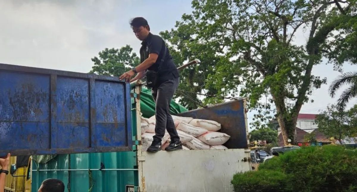 4 Tersangka Jual Beli Pupuk Bersubsidi Diamankan, 7,35 Ton Urea Disita Polda Jambi