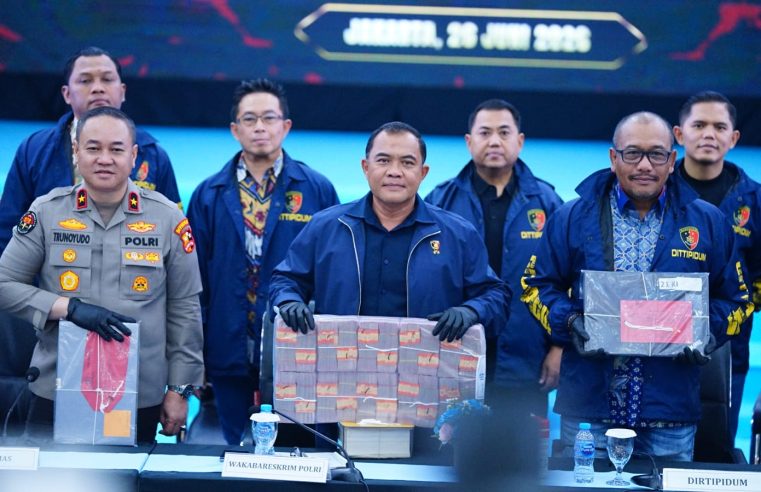 287 Tersangka Jaringan Perjudian Online Internasional Diamankan, Nilai Transaksi Capai Rp.13,9 Triliun
