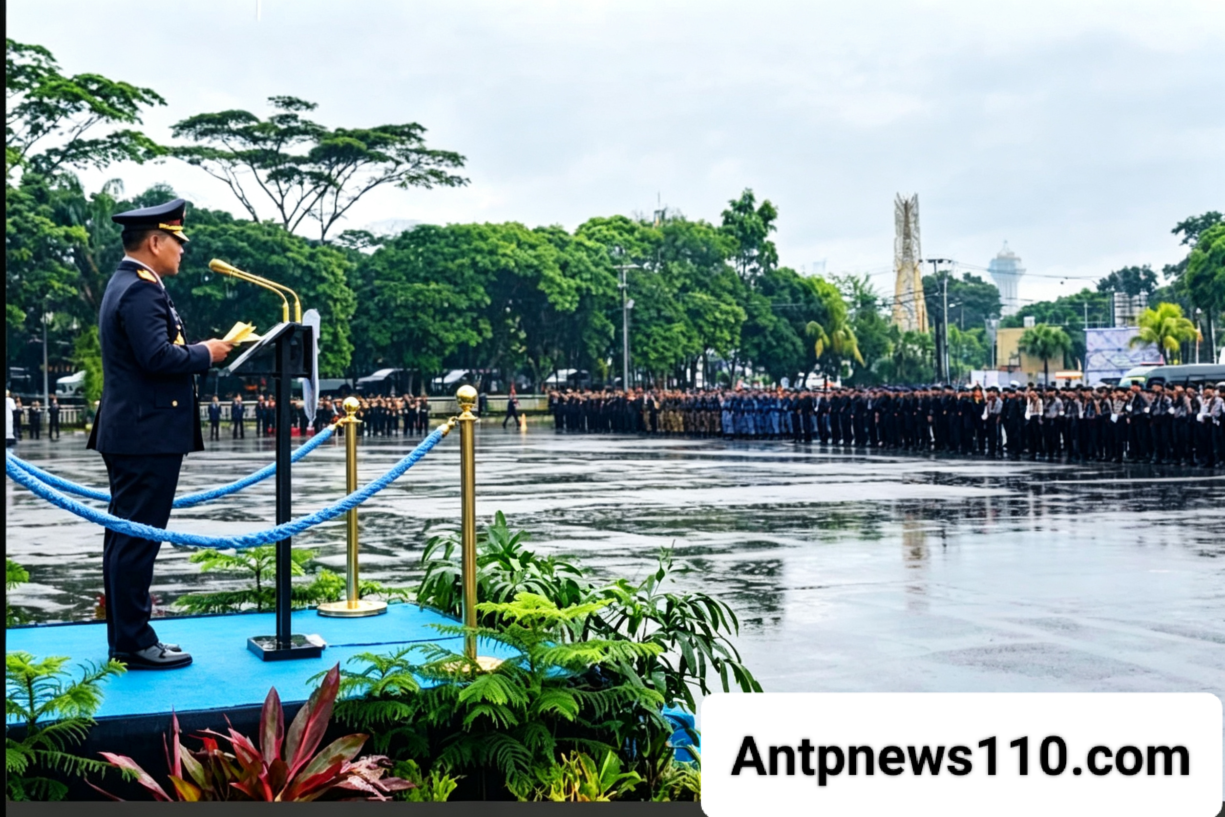 Kapolda Kaltim Pimpin Upacara Peringatan Hari Bhayangkara ke-80 di BSCC Dome Balikpapan
