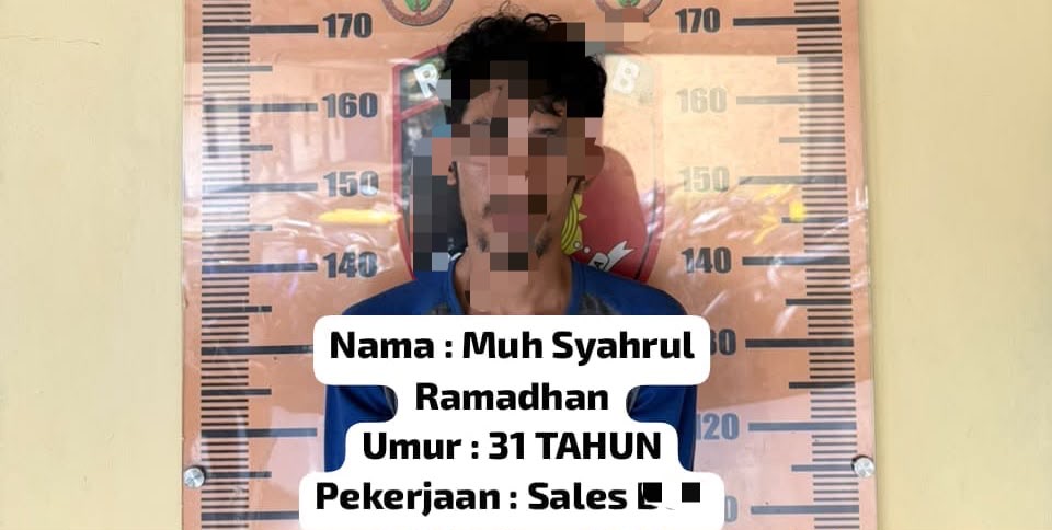 Gadaikan Motor dan Barang Milik Anggota Polri, Seorang Sales Bank di Mamuju Ditangkap Polresta Mamuju