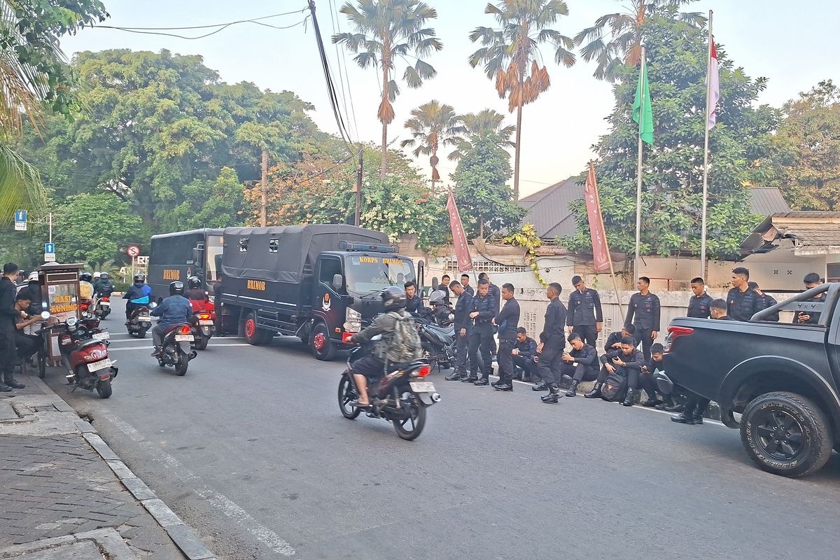 Pasukan Gabungan Masih Jaga Lokasi Bentrokan Jalan Tambak, Situasi Terpantau Kondusif