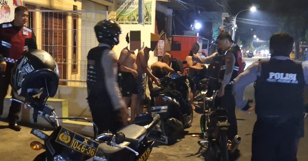 Lewat Laporan 110, Polres Pasuruan Kota Amankan Pelaku Balap Liar dan Kendaraannya
